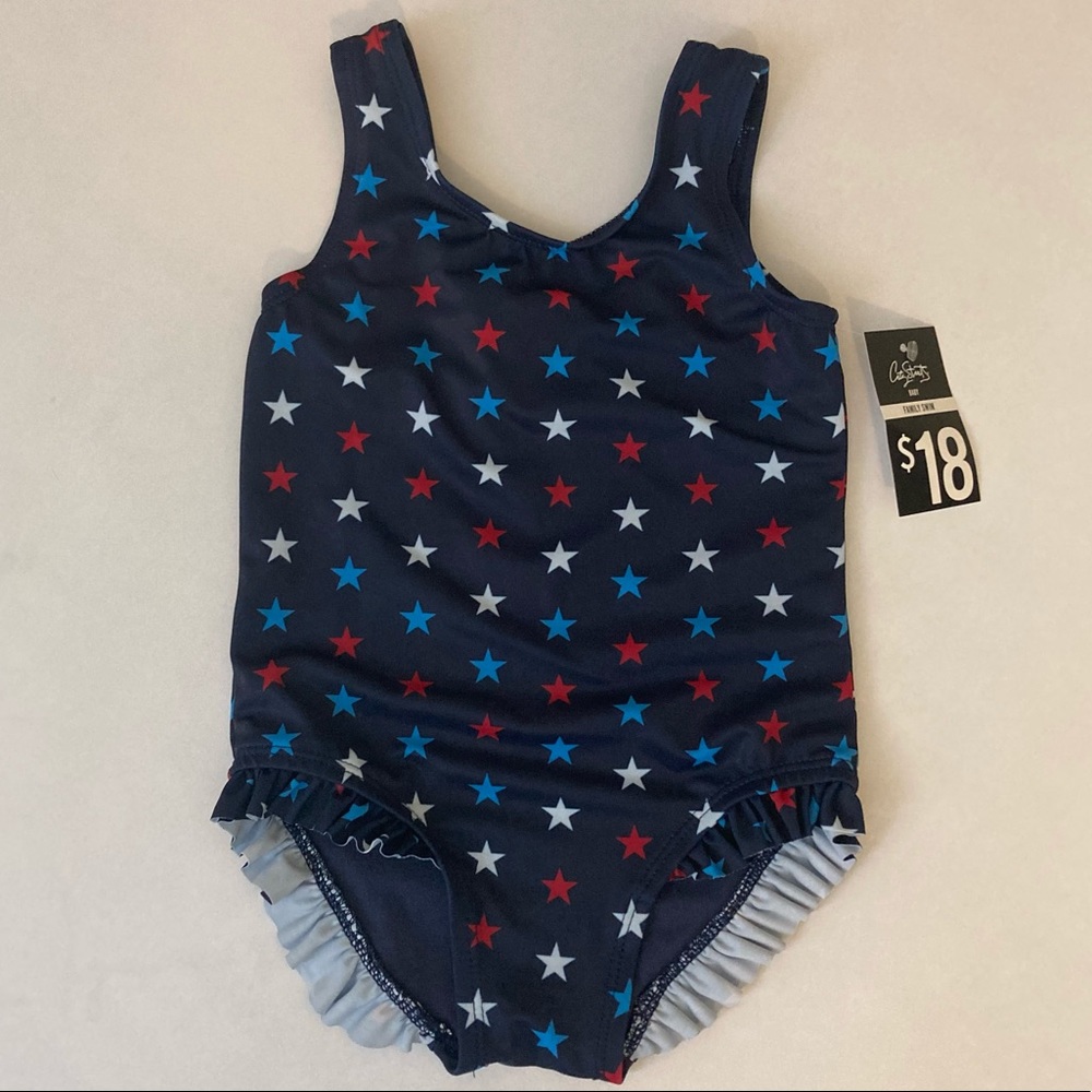 City streets girls Americana swim suit - 12M